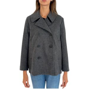 People of Shibuya, Dames, Mantels, Grijs, Maat: L Polyamide,