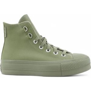 Converse - Chuck Taylor All Star Lift Platform Leather - Fitness-schoenen - Utility/Silver