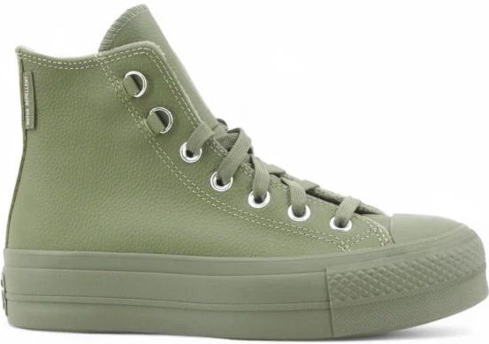 Converse - Chuck Taylor All Star Lift Platform Leather - Fitness-schoenen - Utility/Silver