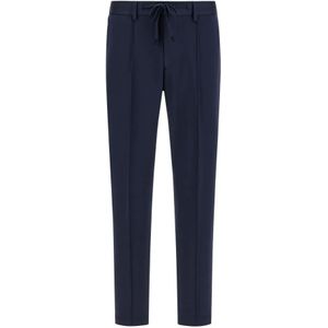 Boggi Milano, Heren, Broeken, Blauw, Maat: L Katoen,