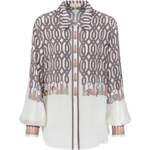 Ivi, Dames, Blouses & Shirts, Veelkleurig, Maat: S