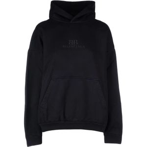 Balenciaga Stijlvol Sweatshirt voor een Trendy Look , Black , Dames , Maat: S