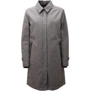 Herno, Dames, Mantels, Zwart, Maat: M Wol,