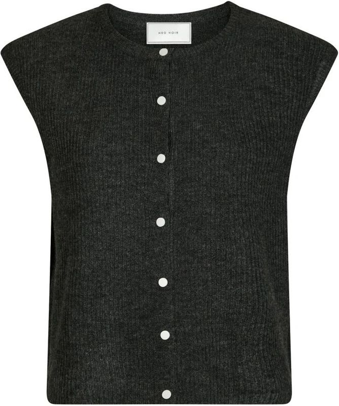 Neo Noir - Everest - Gebreid Vest - Zwart