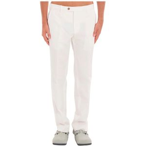Briglia, Heren, Broeken, Wit, Maat: M Katoen,