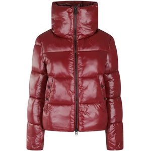 Save The Duck, Dames, Jassen, Rood, Maat: XS Nylon,