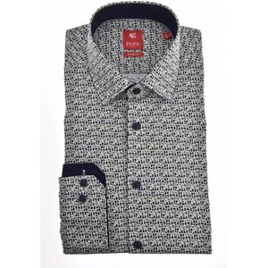 Hatico, Heren, Overhemden, Grijs, Maat: S