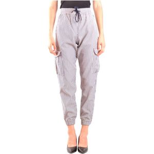 Emporio Armani, Dames, Broeken, Blauw, Maat: S