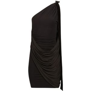 Nina Ricci, Dames, Jurken, Zwart, Maat: 2XS