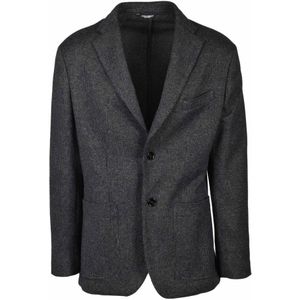 Dolce & Gabbana, Heren, Jassen, Grijs, Maat: L Katoen,