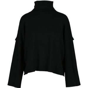 PierAntonioGaspari, Dames, Truien, Zwart, Maat: XS Wol,