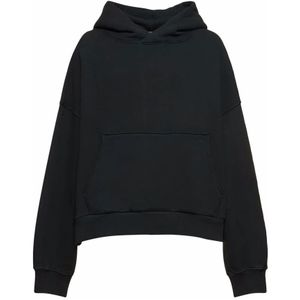 A Paper Kid, Dames, Sweatshirts & Hoodies, Zwart, Maat: S