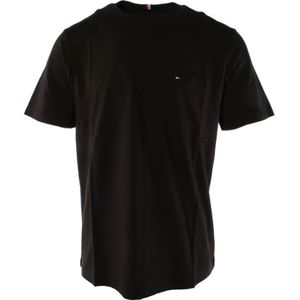 Tommy Hilfiger - Regular Fit T-shirt - Zwart - Heren - Katoen