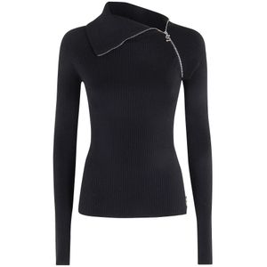 Sportmax, Dames, Truien, Zwart, Maat: M