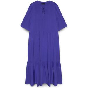 Fiorella Rubino, Dames, Jurken, Paars, Maat: XL Viscose,