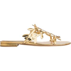 Gianvito Rossi, Dames, Schoenen, Geel, Maat: 41 EU Leer,