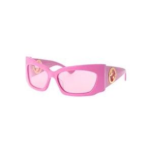 Gucci Stijlvolle zonnebril Gg1412S , Pink , Dames , Maat: 62 MM