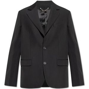 Golden Goose, Heren, Jassen, Zwart, Maat: XL Wol,