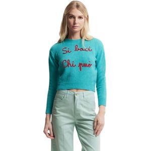 Kocca, Dames, Truien, Veelkleurig, Maat: S Wol,