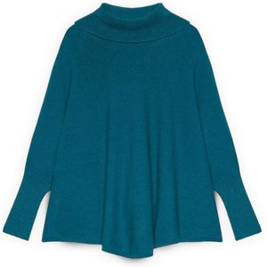 Fiorella Rubino, Dames, Truien, Blauw, Maat: Xs/S Nylon,
