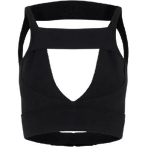 Rick Owens, Dames, Tops, Zwart, Maat: XS Leer,