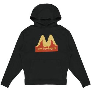 Carne Bollente, Heren, Sweatshirts & Hoodies, Zwart, Maat: S Katoen,