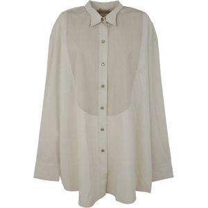 Our Legacy, Dames, Blouses & Shirts, Beige, Maat: S