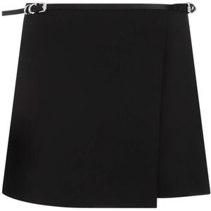 Givenchy, Dames, Rokken, Zwart, Maat: 2XS Viscose,