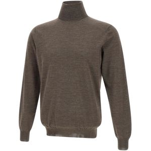 Filippo De Laurentiis, Heren, Truien, Bruin, Maat: M Wol,