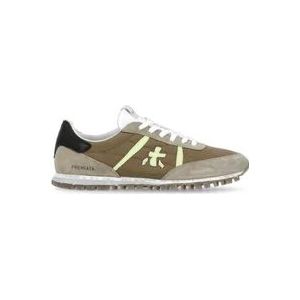 Premiata Bruine Leren Sneakers , Multicolor , Heren , Maat: 42 EU