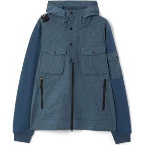 Ma.strum, Heren, Jassen, Blauw, Maat: M Katoen,