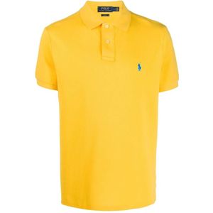 Polo Ralph Lauren, Heren, Tops, Geel, Maat: 2XL Katoen,