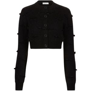 Nina Ricci, Dames, Truien, Zwart, Maat: XS Mohair,