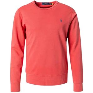 Ralph Lauren, Heren, Sweatshirts & Hoodies, Rood, Maat: L Katoen,