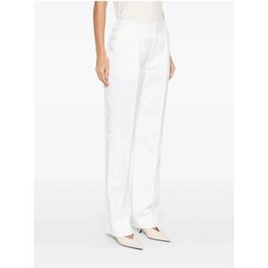 Victoria Beckham, Dames, Broeken, Wit, Maat: 3XS