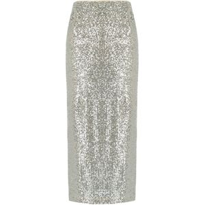 Weekend Max Mara - Ottelia - Cocktailjurk - Zilver - 95% Polyester, 5% Elastaan