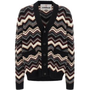 Missoni, Heren, Truien, Veelkleurig, Maat: M Wol,