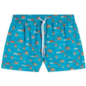 Sundek, Heren, Badkleding, Blauw, Maat: L