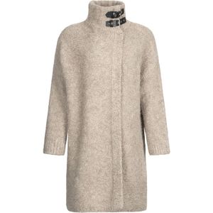 Liu Jo, Dames, Mantels, Beige, Maat: XS Wol,