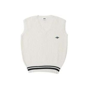 Autry Witte Sportieve Vest , White , Heren , Maat: XL