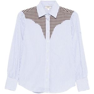 Diega, Dames, Blouses & Shirts, Veelkleurig, Maat: S Katoen,