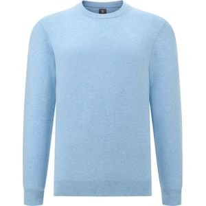 Boggi Milano - Cashmere Blend Crew Neck - Trui - Blauw - Heren