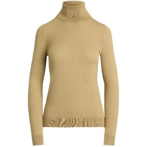 Ralph Lauren, Dames, Truien, Beige, Maat: L Zijde,