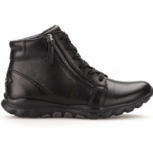 Gabor - Enkellaarzen - Zwart - Glad Leder - Verwisselbaar Voetbed