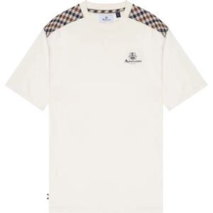 Aquascutum, Heren, Tops, Wit, Maat: XL