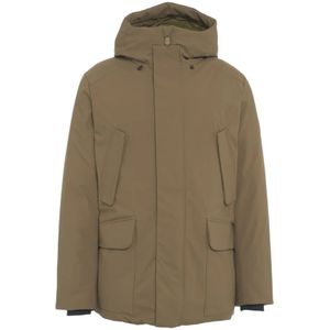 Save The Duck, Heren, Jassen, Bruin, Maat: L Flanel,