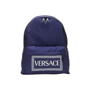 Versace Canvas travel-bags , Blue , Heren , Maat: ONE Size