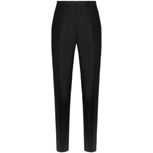 Boggi Milano, Heren, Broeken, Zwart, Maat: XS Wol,