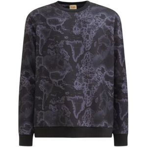 Alviero Martini 1a Classe, Heren, Sweatshirts & Hoodies, Zwart, Maat: M Katoen,