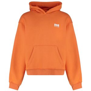 Nahmias, Heren, Sweatshirts & Hoodies, Oranje, Maat: XL Katoen,